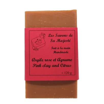 Savon Argile Rose et Agrumes