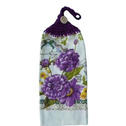 Fleurs Chrysanthème Serviette à mains