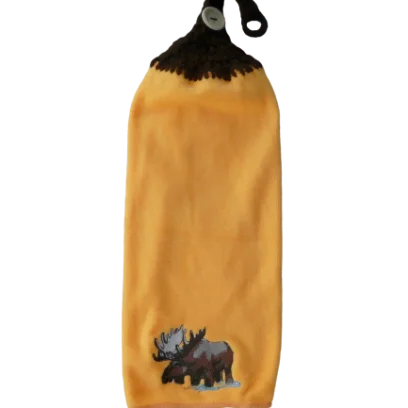 serviette avec orignal