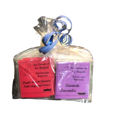 Petit savon emballage de 10 différents.