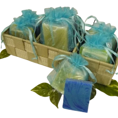 Mini savon en panier