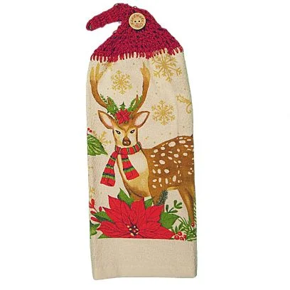 Serviette Petit reine avec houx